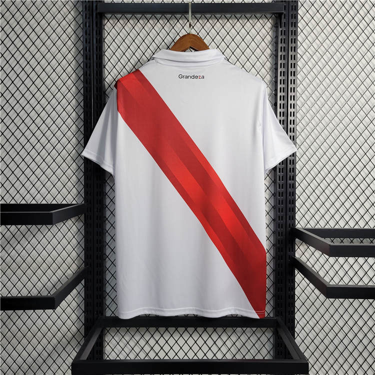 River Plate 23/24 Home White Soccer Jersey Footbal Shirt - Click Image to Close